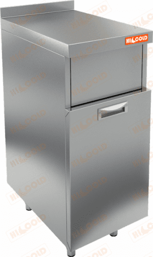 Мусорный бак с бортом HICOLD НБММБ-4/7бв