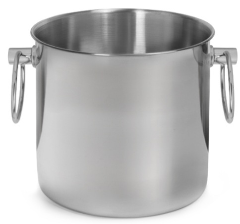 Ведро для льда LUXSTAHL кт2865 нерж.сталь, D=12,6, H=11,3 см