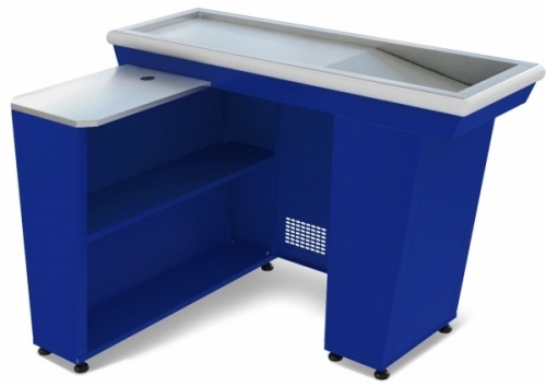 Кассовый бокс МХМ КБ-1,5-1н (синий, одинарный накопитель)