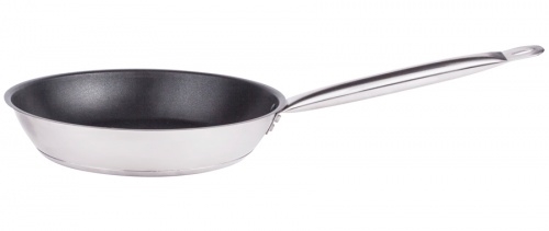 Сковорода LUXSTAHL 260/50 из нержавеющей стали, антипригарное покрытие [C24131] кт109