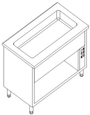 Прилавок для горячих блюд KOGAST SBM-14N