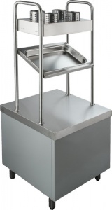 Прилавок для подносов и столовых приборов RADA ШКОЛЬНИК ПП-2-6/7СХ