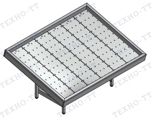 Стол для выкладки рыбы на льду ТЕХНО-ТТ СП-612/2010А
