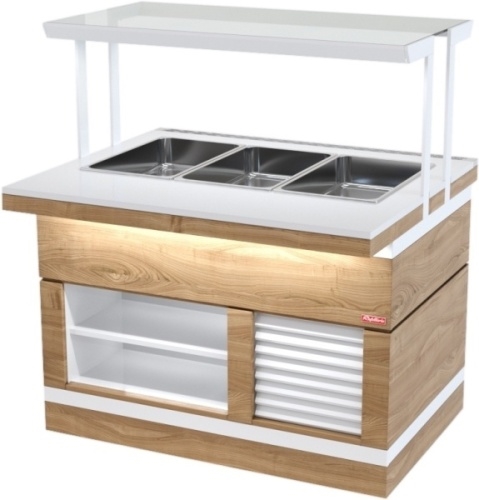 Мармит для вторых блюд пристенный ЧЕЛЯБТОРГТЕХНИКА Filin RBN32HSW-К