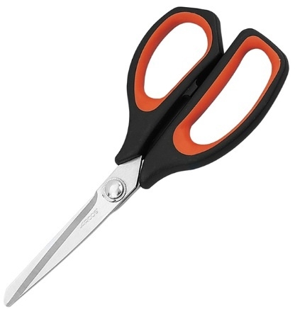 Ножницы кухонные ARCOS 185601 нержавеющая сталь, полипроп., L=21, 5см, черный, красный