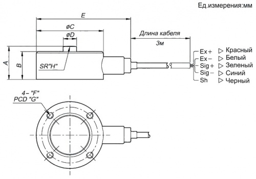 Тензодатчик CAS MNC-200