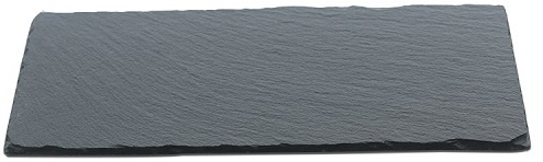 Блюдо для подачи прямоугольное MGSteel PLT-R2010 сланец, L=20, B=10см, H=5 мм, черный