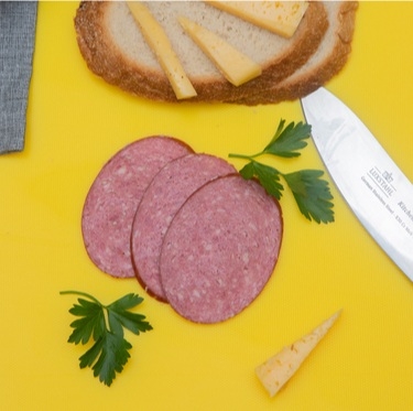 Доска разделочная мки301/2, полипропилен, 500х350х18мм, желтый