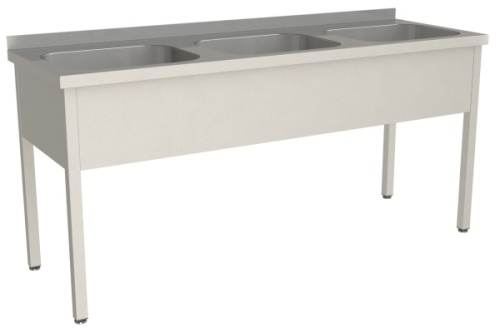 Ванна моечная цельнотянутая RESTOINOX ВМЦ-3/18/6-Б