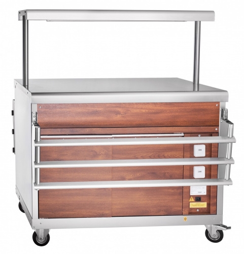 Прилавок для горячих напитков ABAT ПГН-70ПМ (кашированное под дерево)