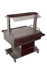 Прилавок нейтральный с полкой RADA МАСТЕР ПН-11/7Н