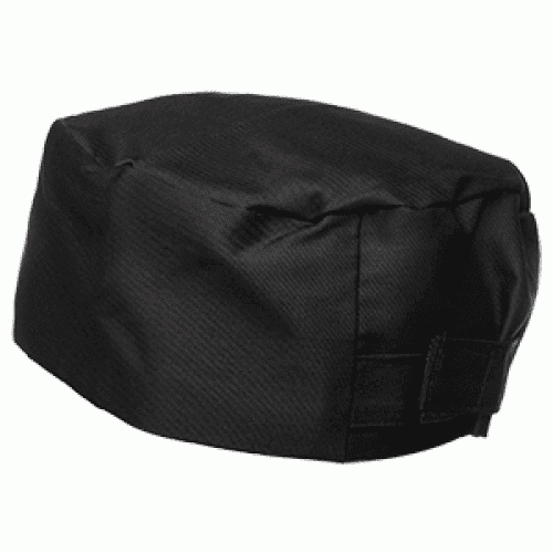 ШАПОЧКА ПОВАРА ''Таблетка'' чёрная[00400]