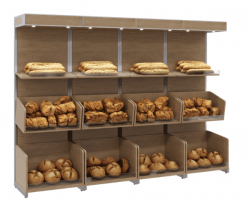 Стеллаж пристенный CARBOMA Модуль S5-22 01