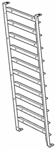 Направляющая UNOX левая GRL1231A