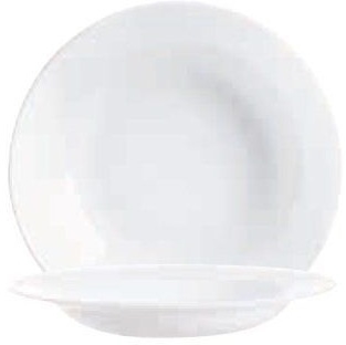 Тарелка глубокая ARCOROC Эволюшн N9411 опал, 780мл, D=20см, белый