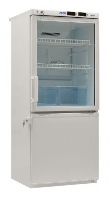 Шкаф комбинированный лабораторный POZIS ХЛ-250 с металлическими дверьми