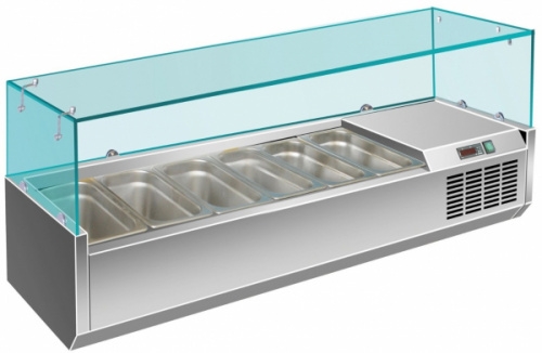 Витрина холодильная HURAKAN HKN-VRX1500/330