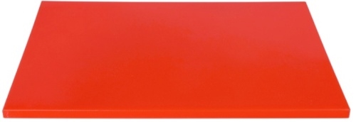 Доска разделочная мки1714/1, полипропилен, 400х300х12мм, красный
