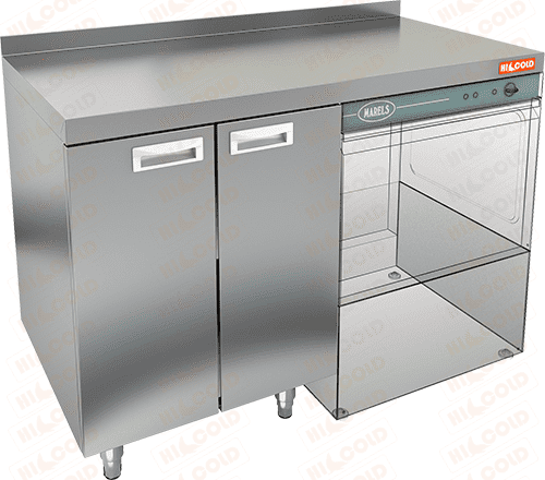 Стол для посудомоечной машины HICOLD НБМСЗКП-12/6БП