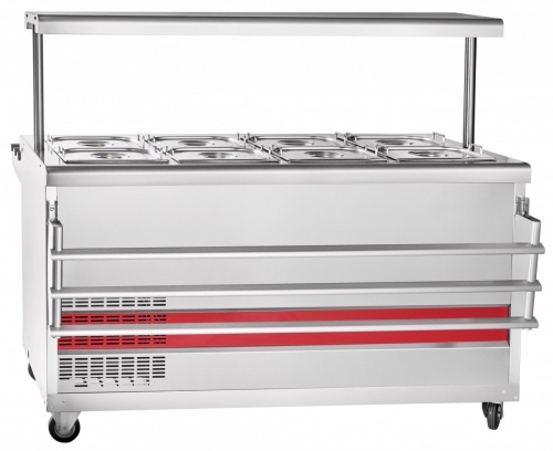 Прилавок холодильный ABAT ПВВ(Н)-70ПМ-01-НШ