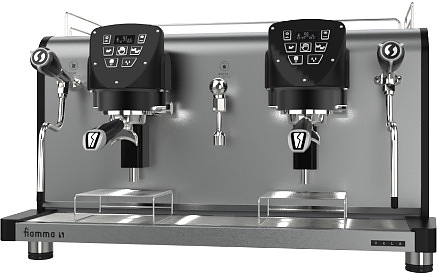 Кофемашина рожковая FIAMMA Vela Dual 2, 2 высокие группы, черный