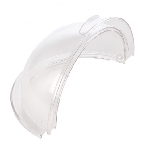 Крышка полусфера LUXSTAHL 370 мм прозрачная [CV06] кт258