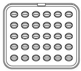 Форма PAVONI COOKMATIC 5 для тарталеток