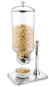 Диспенсер для мюсли SUNNEX X23677 поликарбонат, нерж. сталь, 7л, H=65, L=33, B=24 см