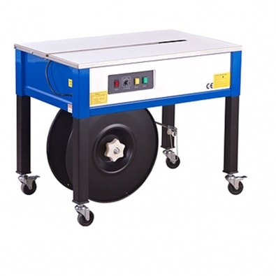 Стрейпинг машина HUALIAN HL-8022 полуавтоматическая настольная, открытый стол