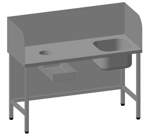 Стол для чистки рыбы RESTOINOX СПЧВЦ-12/6-БОЛ