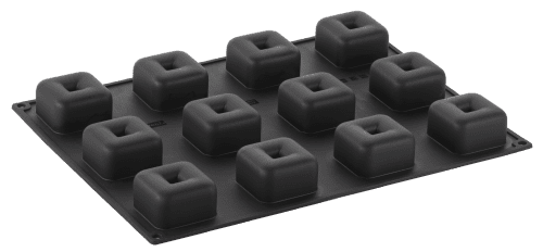 Форма силиконовая PAVOFLEX для пирож. 3D "Тулум" 56х56мм h34мм, 90мл, 12 ячеек
