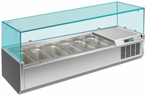 Витрина холодильная HURAKAN HKN-VRX1500/380