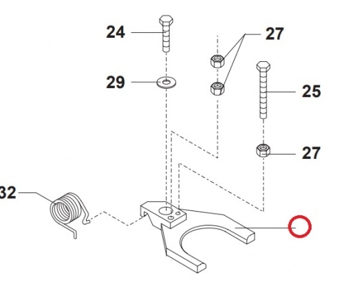 Вилка BEAR VARIMIXER RN20-16.1M5