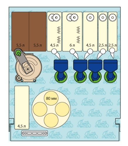 Кофейный торговый автомат NECTA Opera Touch 2ESB8-R/CZQ