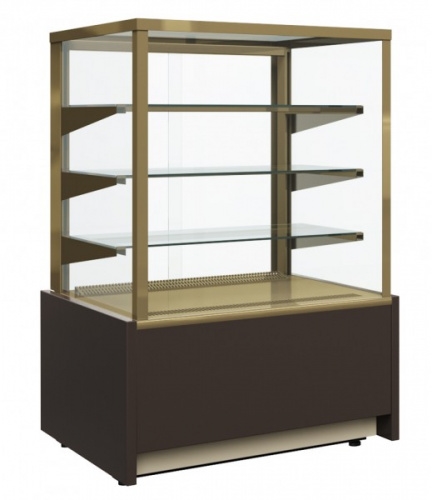 Витрина холодильная кондитерская CARBOMA KC70 VM 0,9-1 0102-0109 (ВХСв-0,9д Cube)