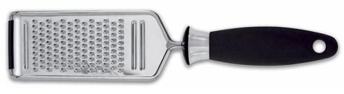 Терка с ручкой 13см, нержавеющая стальаль, ручка пластиковая