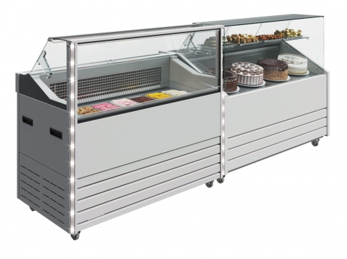 Витрина холодильная CARBOMA IC72 SL 1,3-1 9003