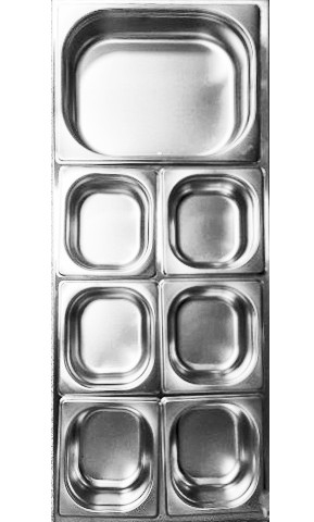 Подставка под гастроемкости закрытая KAYMAN RIGA ПГЗО-824/351