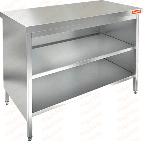 Стол нержавеющий закрытый с 3-х сторон HICOLD НСЗО-15/6