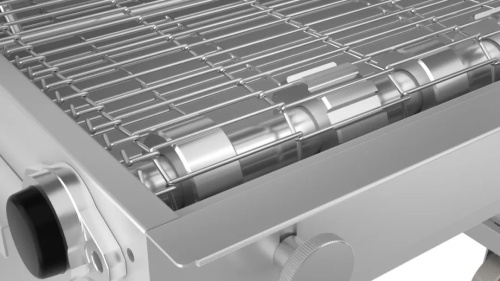 Печь для пиццы конвейерная ZANOLLI Synthesis 08/50 GAS / MC DIG с подставкой