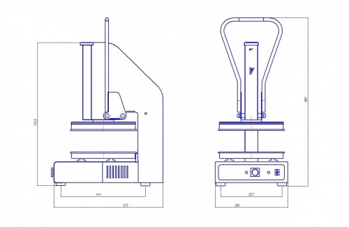 Пресс для пиццы GRILL MASTER Ф2ПЦЭ(для тортильи)