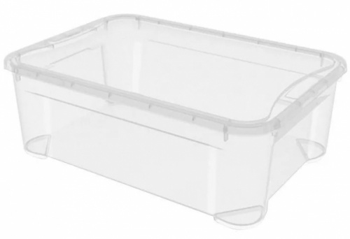 Ящик универсальный 31л, 555*390*190 мм полипропилен с крышкой