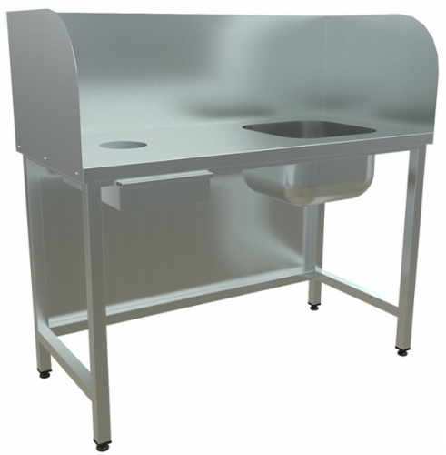 Стол для чистки рыбы КОБОР СЧР-120/60