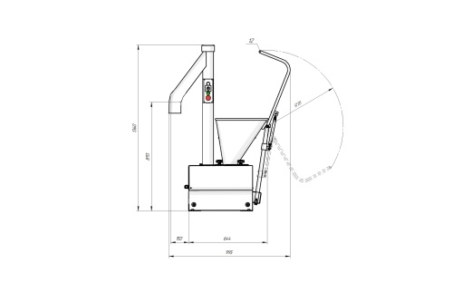 Машина просеивания муки ВОСХОД ПМ-900М
