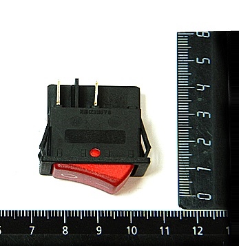 Выключатель SC767 4P 16A красный