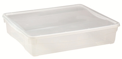 Ящик универсальный 9л, 400*335*85 мм полипропилен с крышкой