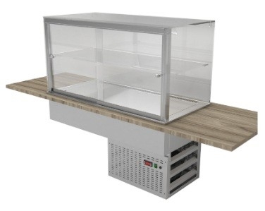 Витрина охлаждаемая встраиваемая GASTROLUX ВСВ-087/СUBE 800*700*600(1200)