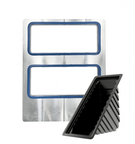 Матрица для запайки 2 лотков KOCATEQ 180*80 мм для TS225 под сэндвичи