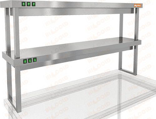 Полка тепловая двухъярусная HICOLD TP2-15/3