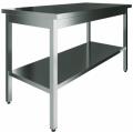 Столы производственные разделочные без борта из нержавеющей стали